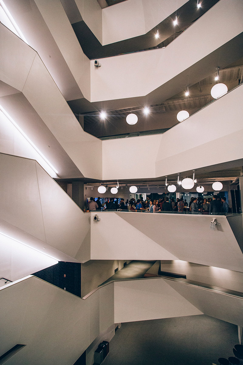 Multi-floor view of EF office