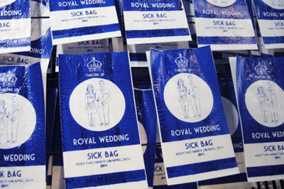 Royal Wedding Sick Bags