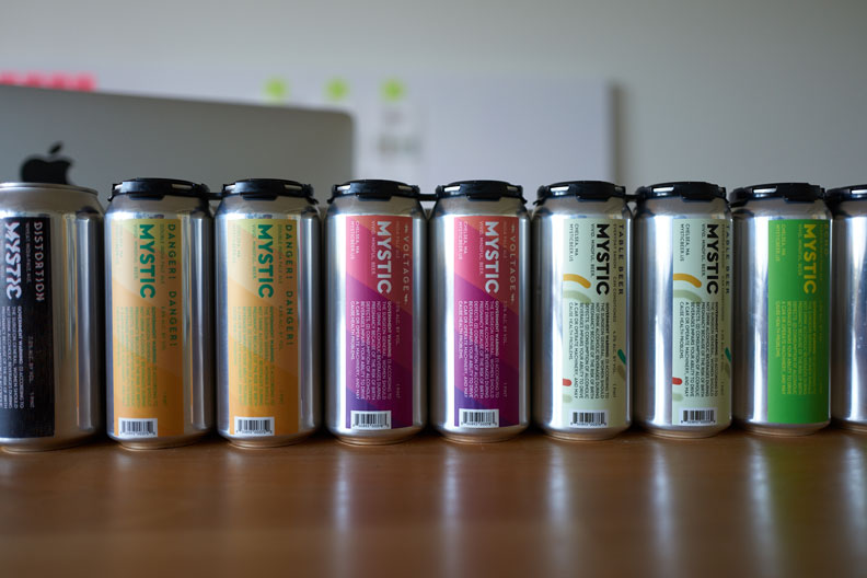 Mystic Brewery Cans